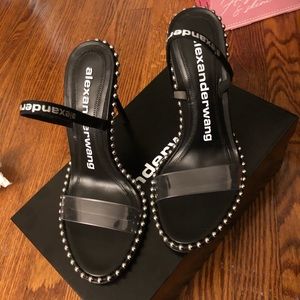 ALEXANDER WANG NOVA LOGO STRAP SIZE 40 (10 US)